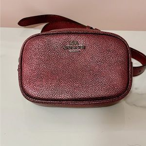 Coach Pebble Leather Belt Bag Purse